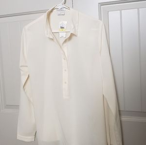 Cream color loose blouse